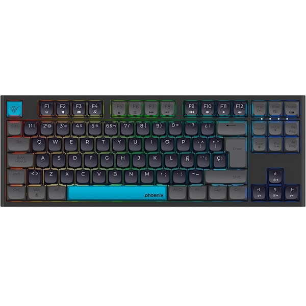 Teclado Gaming Royal PBT negro D