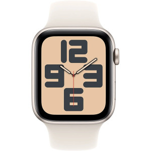 Apple Watch SE 2024 GPS 40mm aluminio blanco sport band M/L blanco D