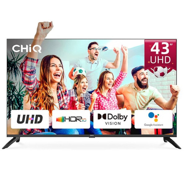 Tv chiq led 43pulgadas u43g7lx 4k android tv hdmi usb D