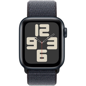 Apple Watch SE 2024 GPS 40mm aluminio sport loop negro D