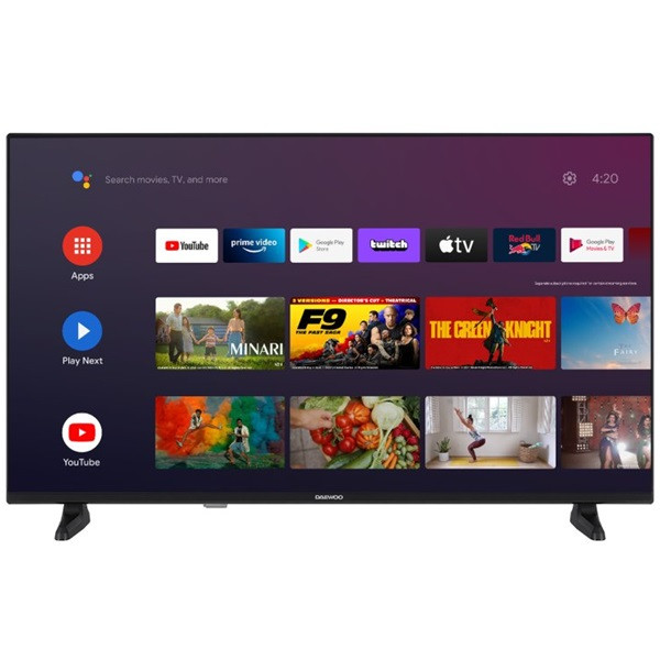 Smart TV DAEWOO 40" LED FHD 40DM62FA negro D