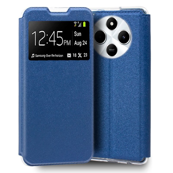 Fundação COOL Capa de Flip para Xiaomi Redmi 14C luz azul D