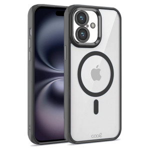 Carcasa COOL para iPhone 16 Magnética Borde Negro D