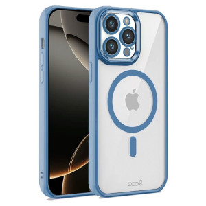 Carcasa COOL para iPhone 16 Pro Magnética Borde Celeste D