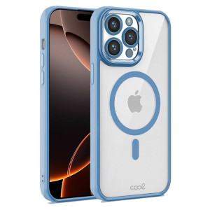 Carcaça COOL para iPhone 16 Pro Max Magnética Borde Celeste D