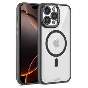 Carcasa COOL para iPhone 16 Pro Max Magnética Borde Negro D