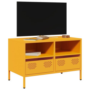 Mobília TV mostarda de aço laminado frio 68x39x43.5 cm D