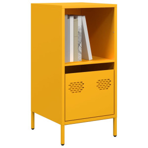 Aparador acero laminado en frío amarillo mostaza 35x39x73.5 cm D