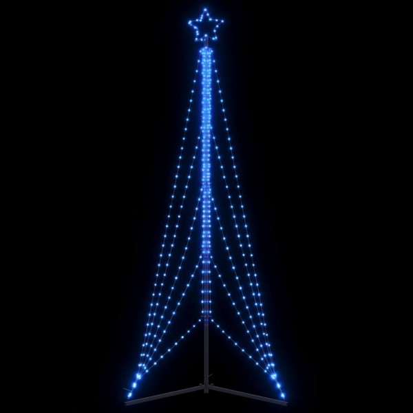 Luzes de árvore de Natal 525 LED azul 302 cm D