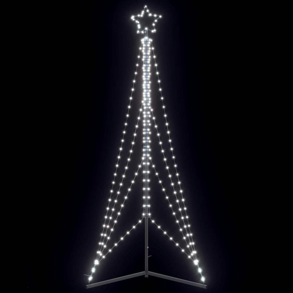 Luzes de árvore de Natal 483 LEDs brancos frios 240 cm D