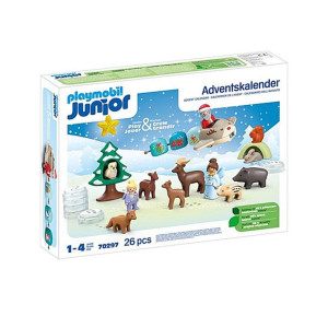 Playmobil junior: calendario de adviento navidad en la nieve D