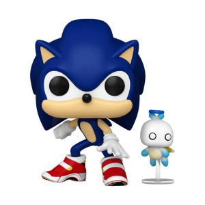 Funko pop pop & buddy sonic the hedgehog sonic con chao 80309 D