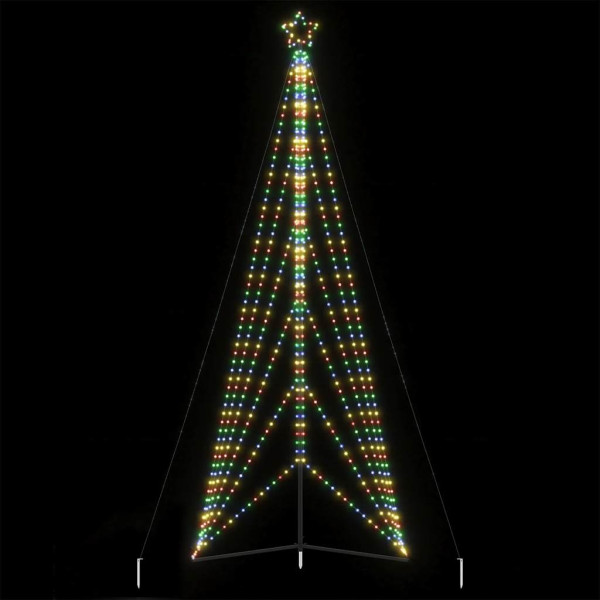 Luces para árbol de Navidad 861 LEDs de colores 478 cm D