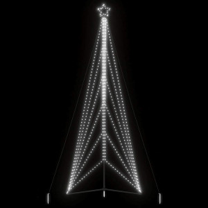 Luces para árbol de Navidad 861 LEDs blanco frío 478 cm D