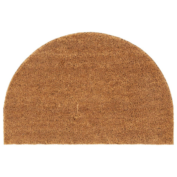 Felpudo semicircular de fibra de coco natural 40x60 cm Felpudo semicircular de fibra de coco natural 40x60 cm D