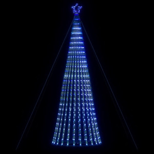 Cone de luz de árvore de Natal 1028 LEDs azuis 403 cm D