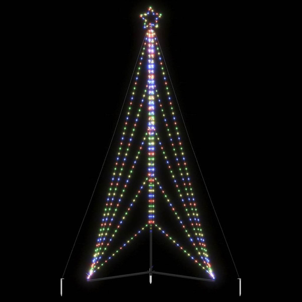 Luces para árbol de Navidad 615 LEDs de colores 404.5 cm D