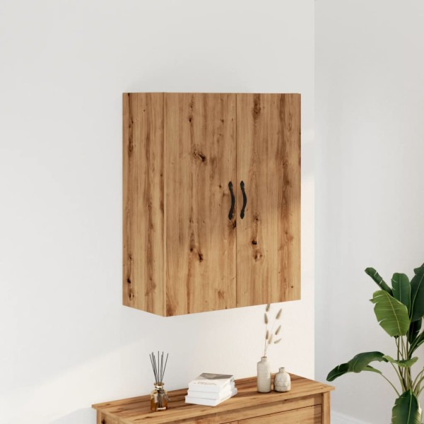 Armario de pared madera ingeniería roble artisan 69.5x34x90 cm D