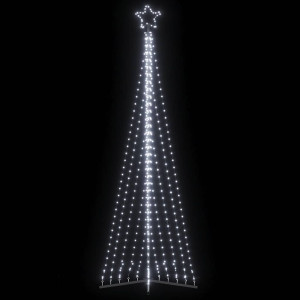 Luzes de árvore de Natal 495 LEDs brancos frios 300.5 cm D