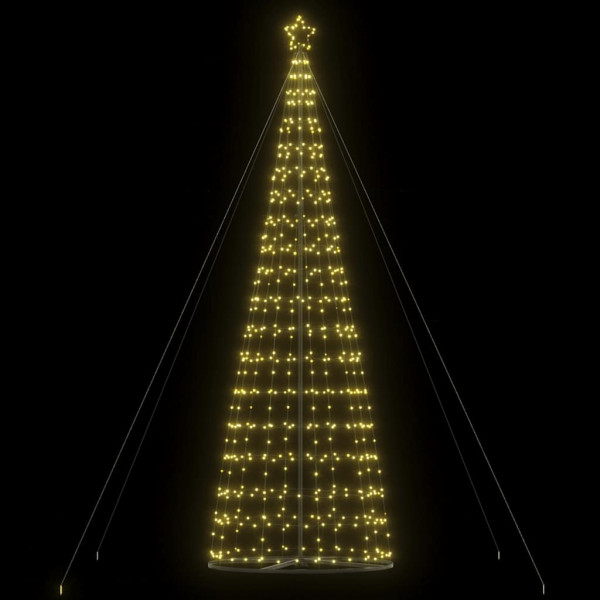 Árbol de Navidad cono de luz 1534 LEDs blanco cálido 503 cm D