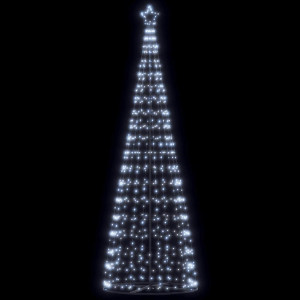 Árbol de Navidad cono de luz 550 LEDs blanco frío 304 cm D