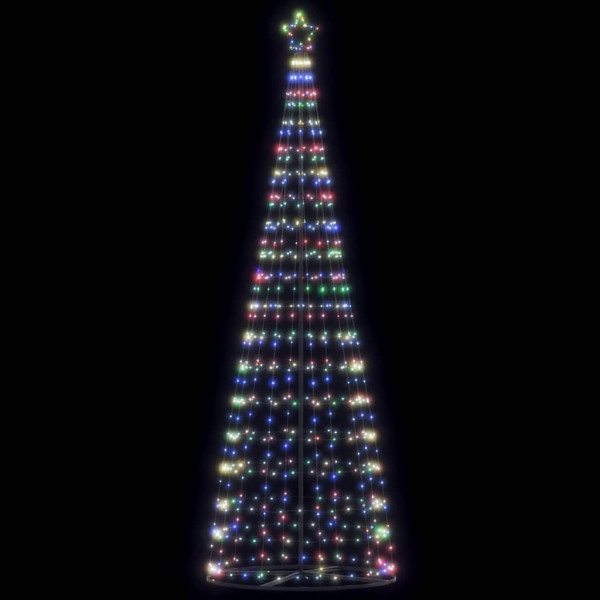 Árbol de Navidad cono de luz 550 LEDs de colores 304 cm D