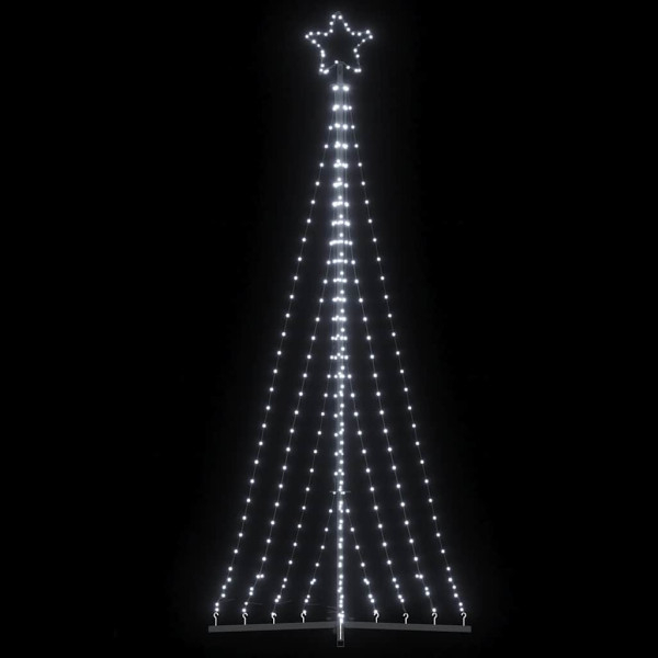 Luces para árbol de Navidad 447 LEDs blanco frío 249 cm D