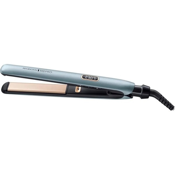 Plancha para el pelo remington shine therapy pro s9300/ azul D