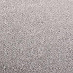 Banco 28 x 36 cm veludo cinzento-claro e dourado H