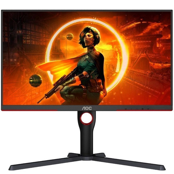 Monitor gaming aoc q27g3xmn/bk 31.5'/ qhd/ 1ms/ 180hz/ va/ regulable en altura/ negro D