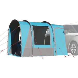 Tenda de carro para 4 pessoas azul impermeável D