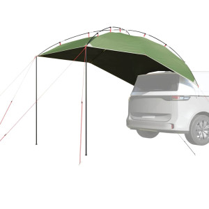 Carpa para coche impermeable verde D