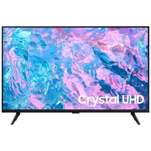 Smart TV Samsung Cristal 43" LED 4K UHD TU43CU7025K preto D