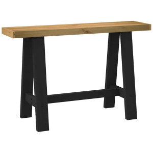 Console mesa pernas NOAIN em um pinheiro de madeira sólida 120x30x75 cm D