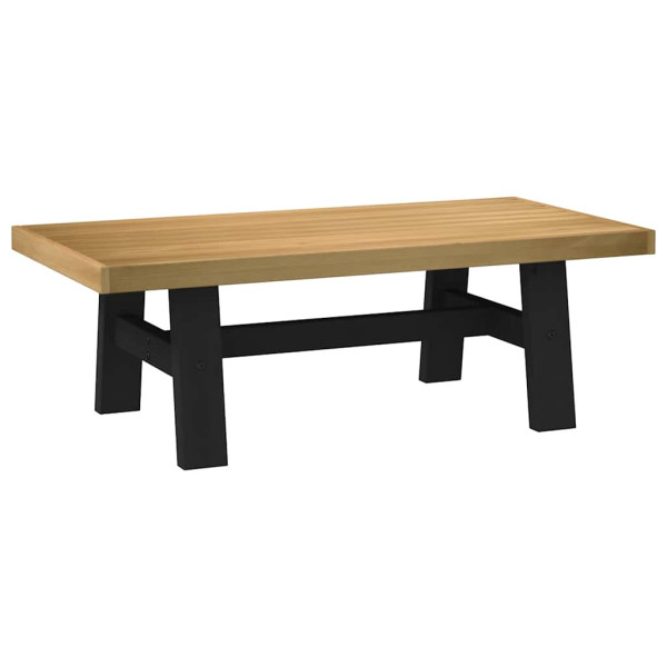 NOAIN pernas de mesa central em um pinheiro de madeira sólida 120x60x40 cm D