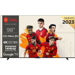 Smart TV TCL 98" MiniLed 4K HDR 98C805 negro D