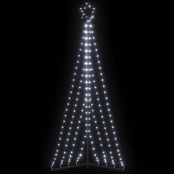 Luces para árbol de Navidad 339 LEDs blanco frío 182 cm D