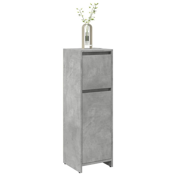 Armario de baño madera contrachapada gris 30x30x95 cm Armario de baño madera contrachapada gris 30x30x95 cm D