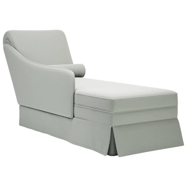 Chaise longue respaldo apoyabrazos derecho terciopelo D