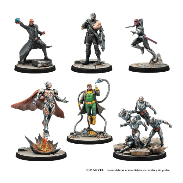 Juego de mesa marvel crisis protocol caja inicial los mas poderosos de la tierra edad recomendada 14 años M 2