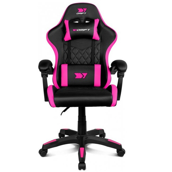 Silla Gaming DRIFT DR35 negra y fucsia D