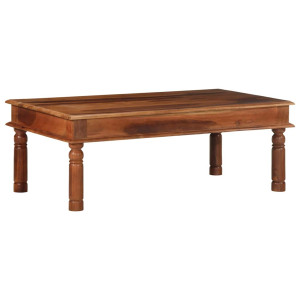 Mesa de centro de madera maciza 110x60x40 cm acacia D