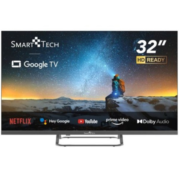 Smart TV SMART TECH 32" QLED HD 32QW01V negro D