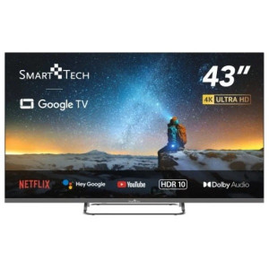 Smart TV SMART TECH 43" LED UHD 4K 43UG02V negro D