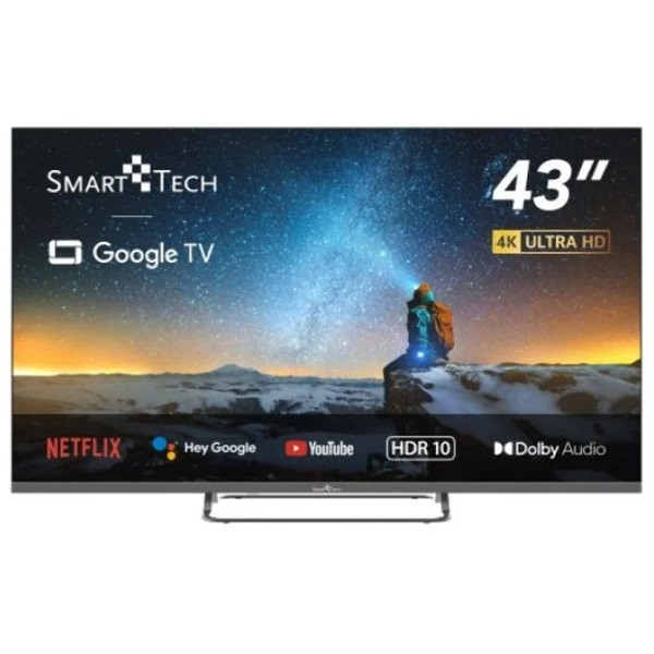 TELEVISIÓN LED SMART TECH UHD 43  43UG02V GOOGLE TV D