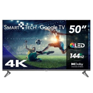 TELEVISIÓN QLED SMART TECH 144HZ UHD 50  50QG04G GOOGLE TV D