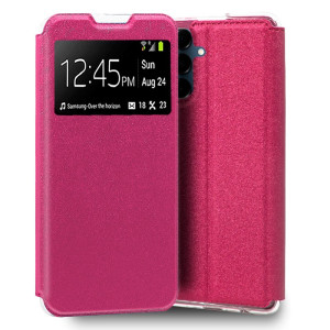 Fundação COOL Capa de Flip para Samsung A165 Galaxy A16 / A16 5G luz rosa D