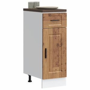 Mueble bajo de cocina porto madera vieja madera reconstituida D