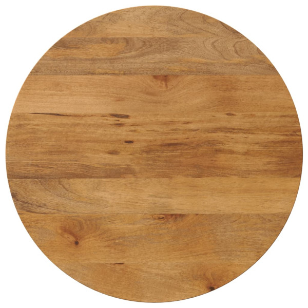 Tablero de mesa redondo madera maciza de mango Ø 80x3.8 cm D