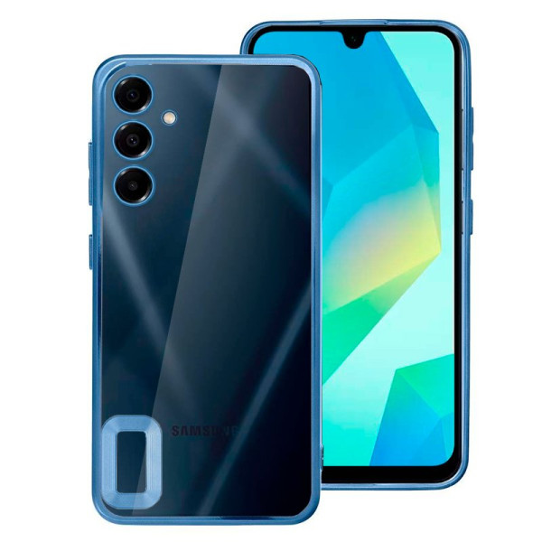 Carcaça COOL para Samsung A165 Galaxy A16 / A16 5G Borde Metalizado (Azul) D